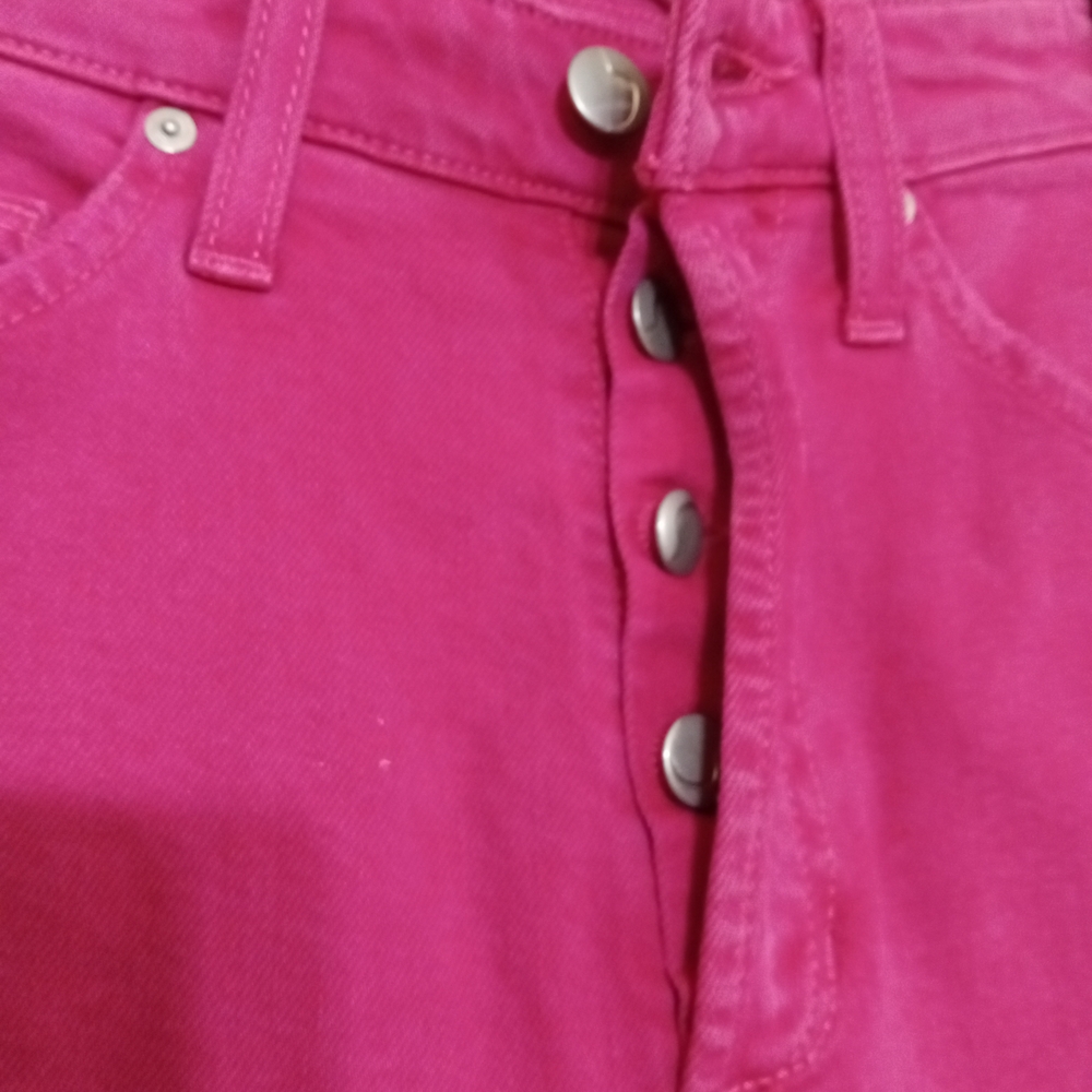 NWOT Joe's Jeans Pink Distressed Straight Leg - Picture 8 of 10